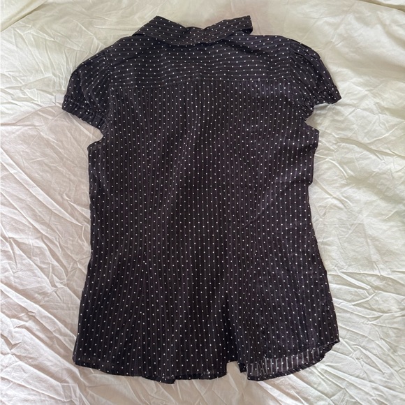 polkadot button down blouse - Picture 2 of 6
